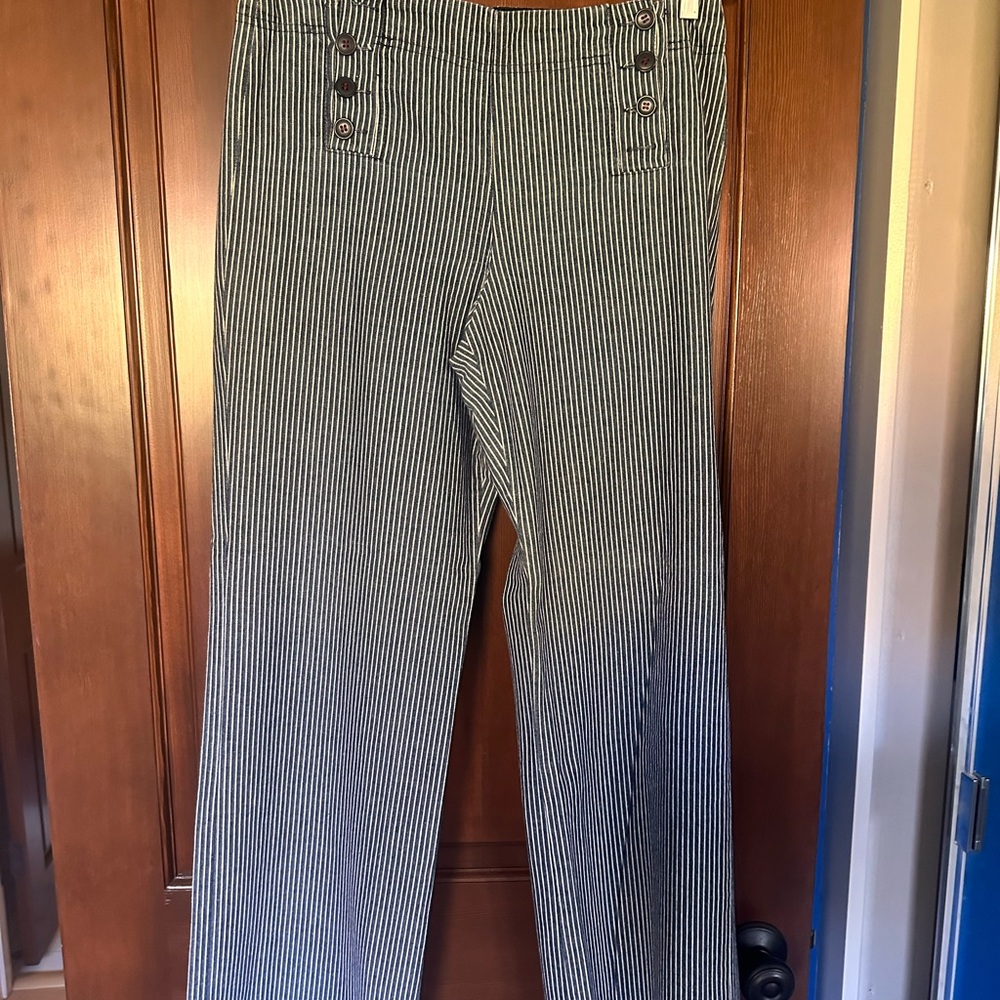 Women’s  Striped Front button pants